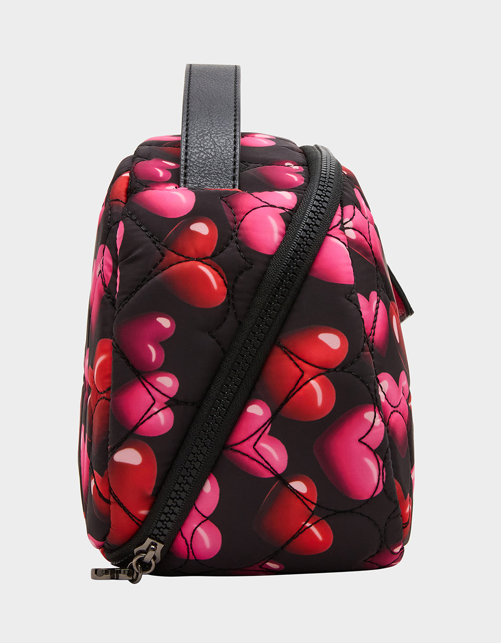 LOAF COSMETIC CASE WITH MIRROR BLACK/MULTI
