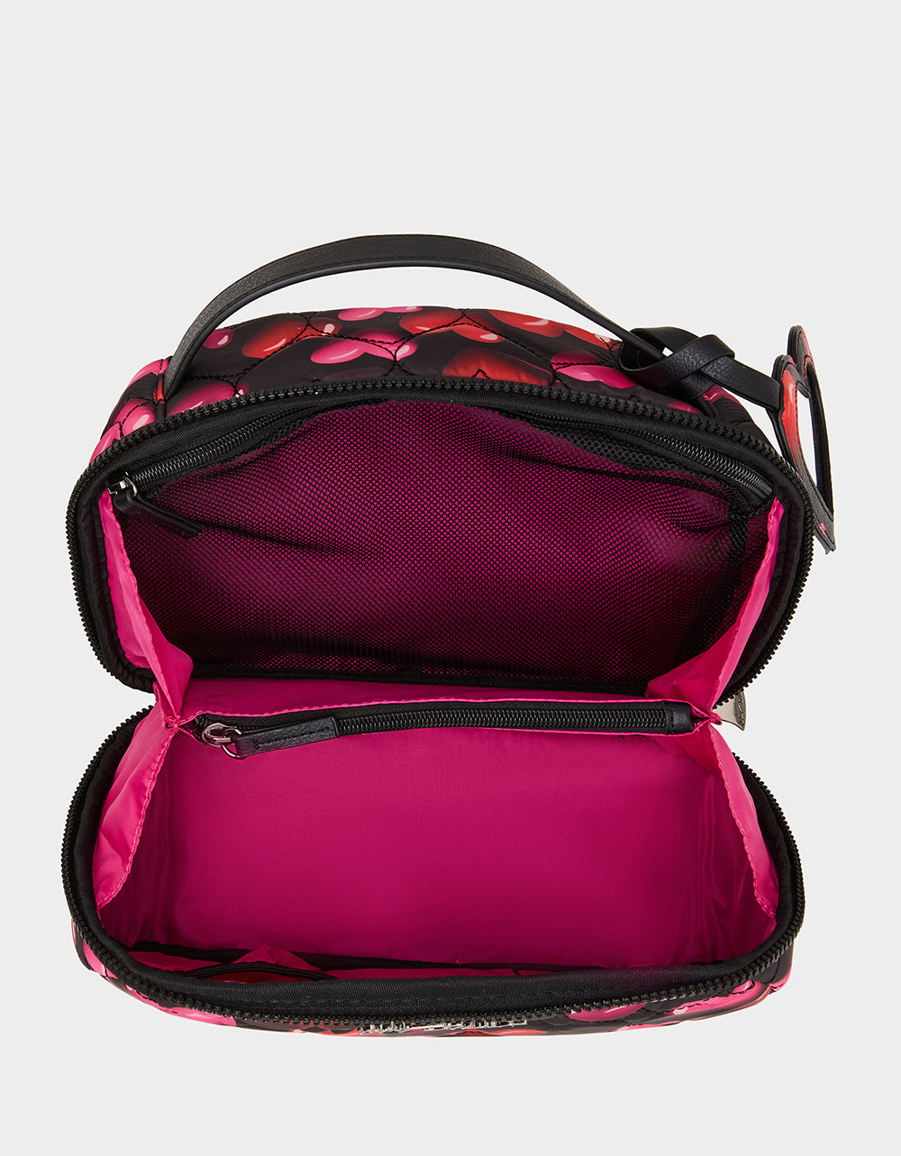 LOAF COSMETIC CASE WITH MIRROR BLACK/MULTI