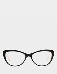 EFFORTLESS CHIC CAT EYE READING GLASSES BLACK