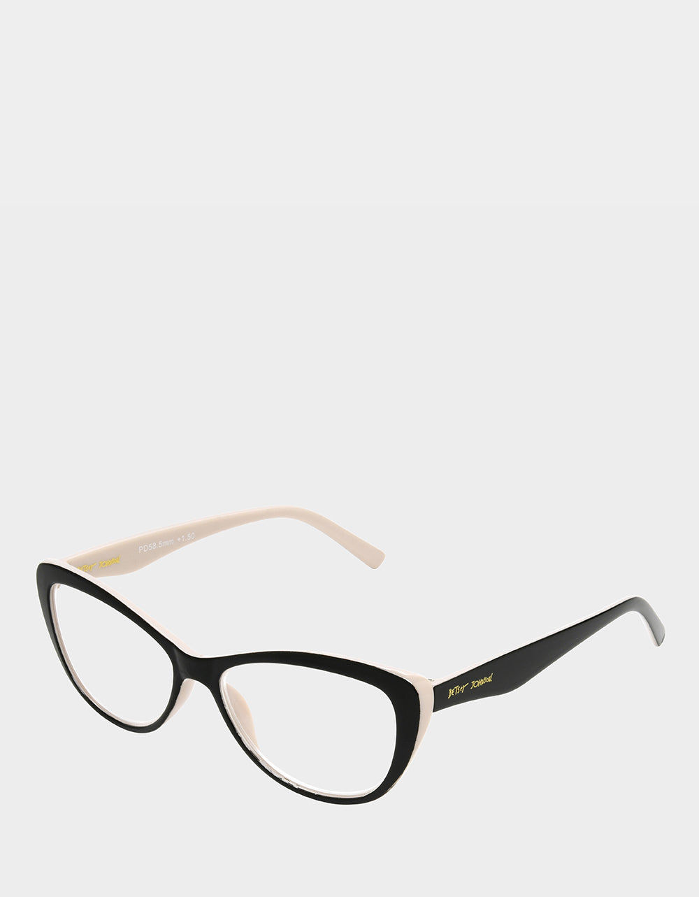 EFFORTLESS CHIC CAT EYE READING GLASSES BLACK