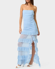 BLUE MIRAGE GOWN LIGHT BLUE