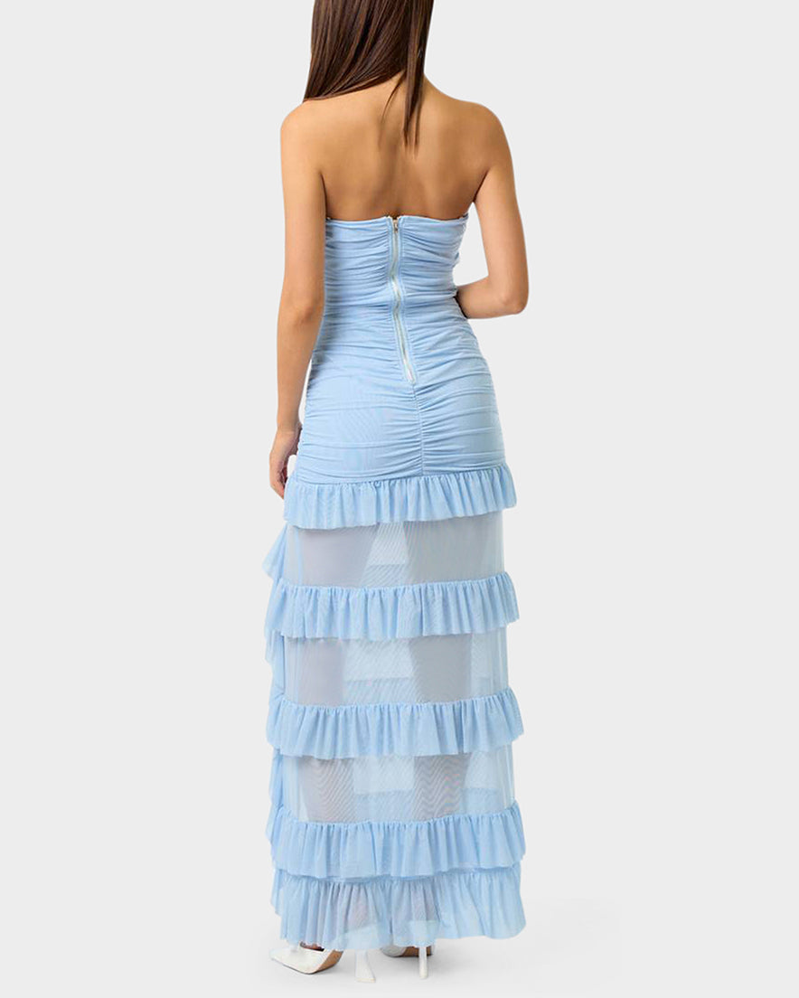 BLUE MIRAGE GOWN LIGHT BLUE